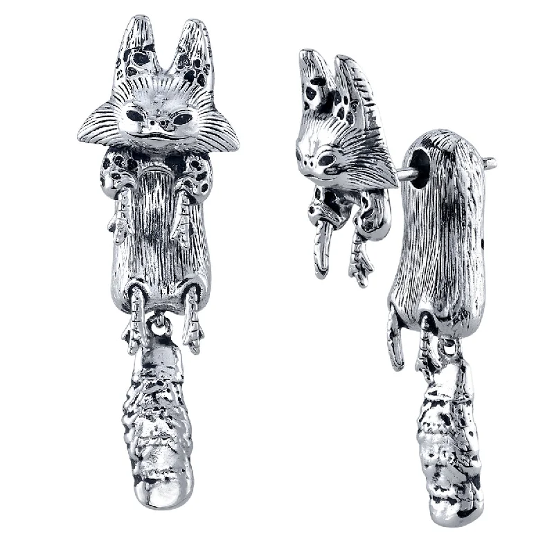 Stunning Wedding Earrings-Star Wars X RockLove Loth-cat Earrings