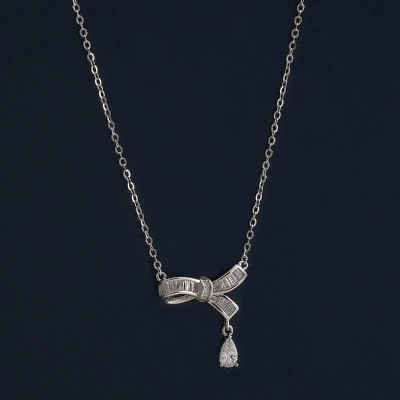 Classic Silver Necklace for Women-92.5 Silver Necklace 183209