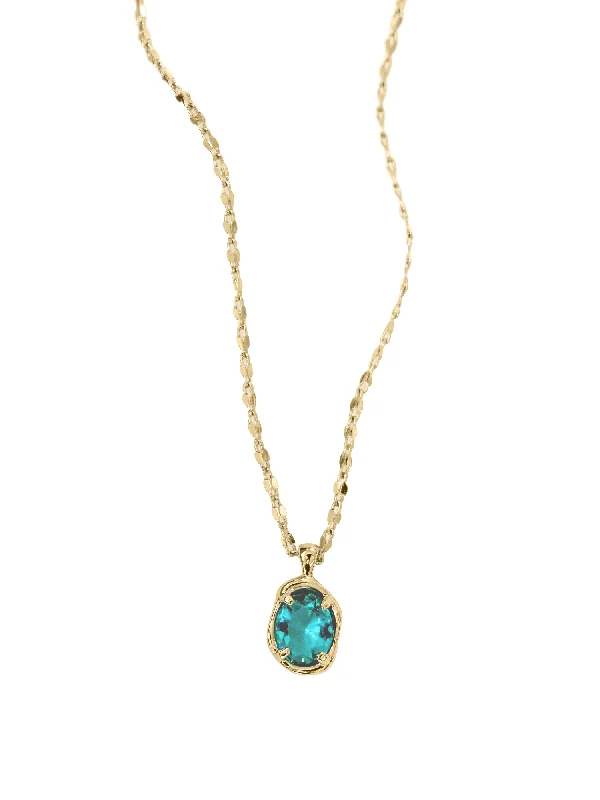 Fashionable Layered Necklace-Birdie Blue Necklace