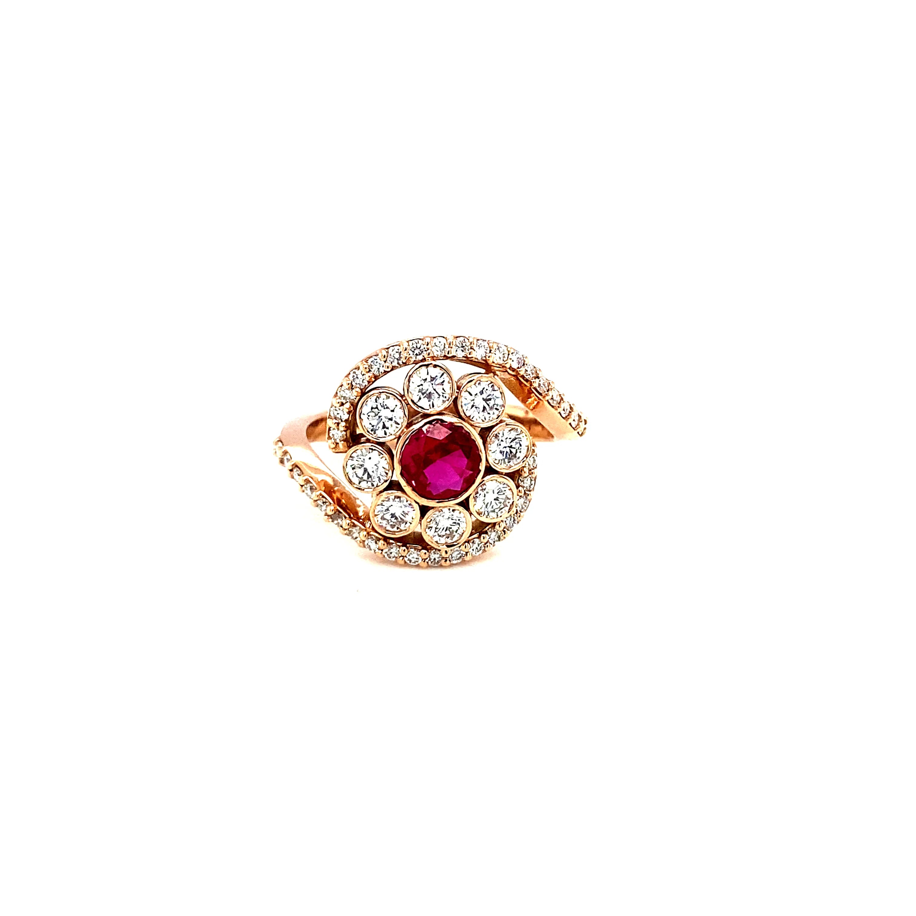 Trendy Gold Wedding Ring-BHUMIKA DIAMOND RING