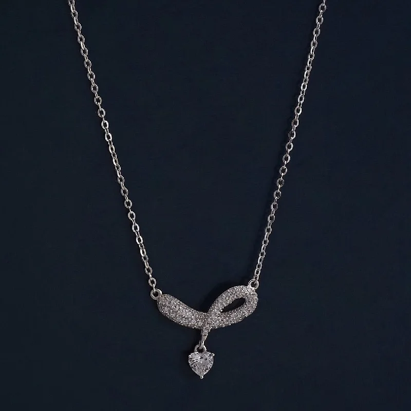 Wedding Necklace for Bride-92.5 Silver Necklace 183160