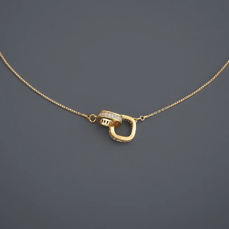 Rose Gold Necklace for Women-Trendy Necklace 184889