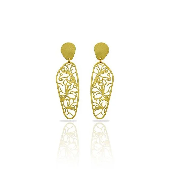 Trendy Silver Earrings-RAS Jana Small Gold Earrings