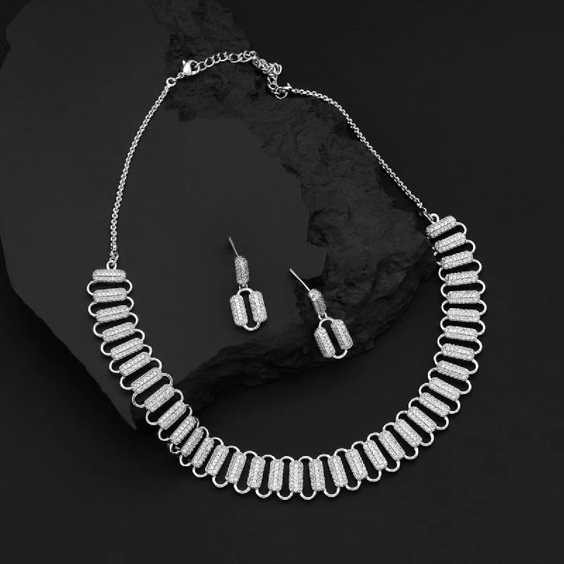 Boho Style Necklace-Zircon Necklace 165810