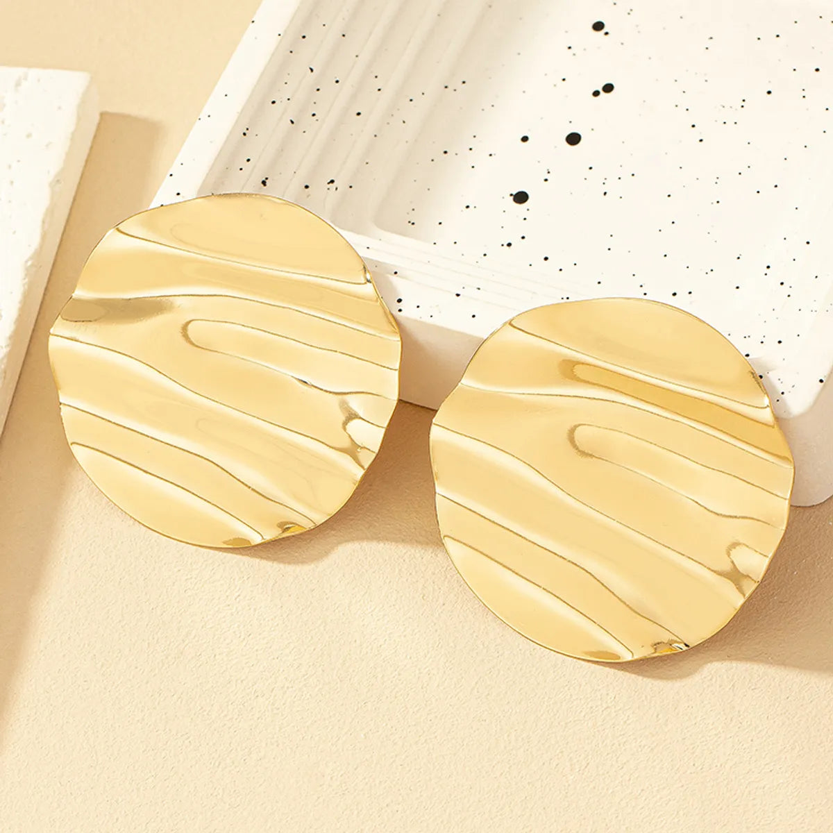 Cute Butterfly Earrings-1 Pair Ig Style Nordic Style Round Plating Alloy Ear Studs