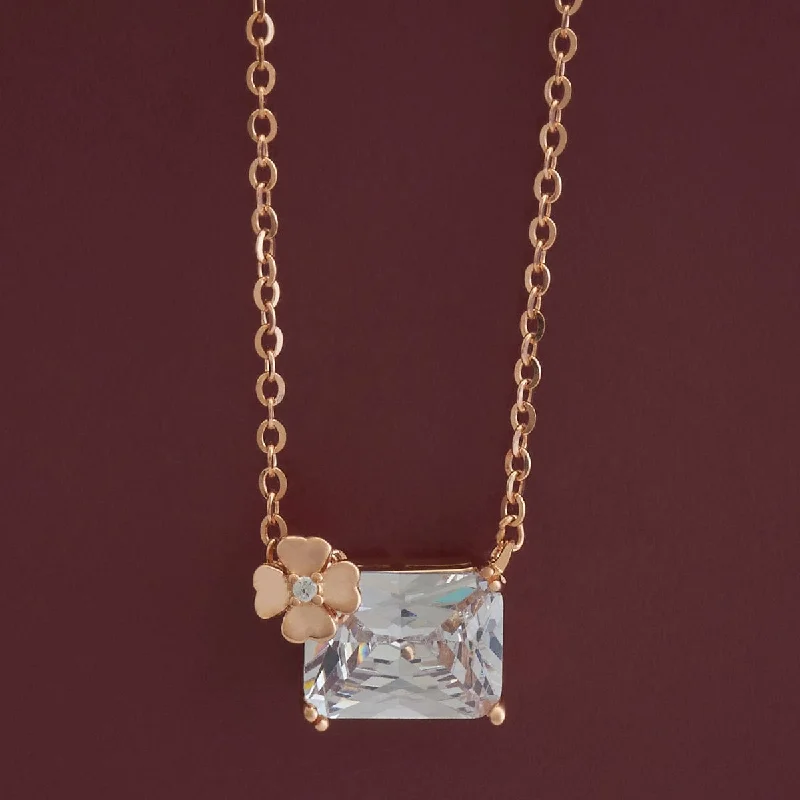 Classic Gold Chain Necklace-92.5 Silver Necklace 176513