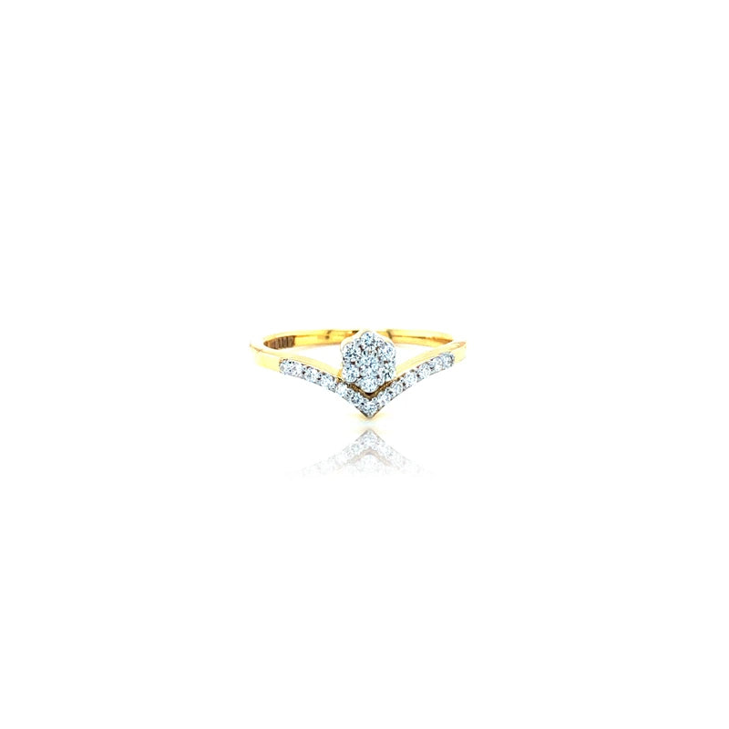 Wedding Band with Diamonds-SUPRIYA DIAMOND RING