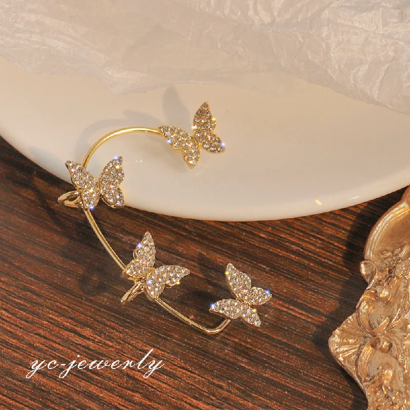 Butterfly Golden Right Ear