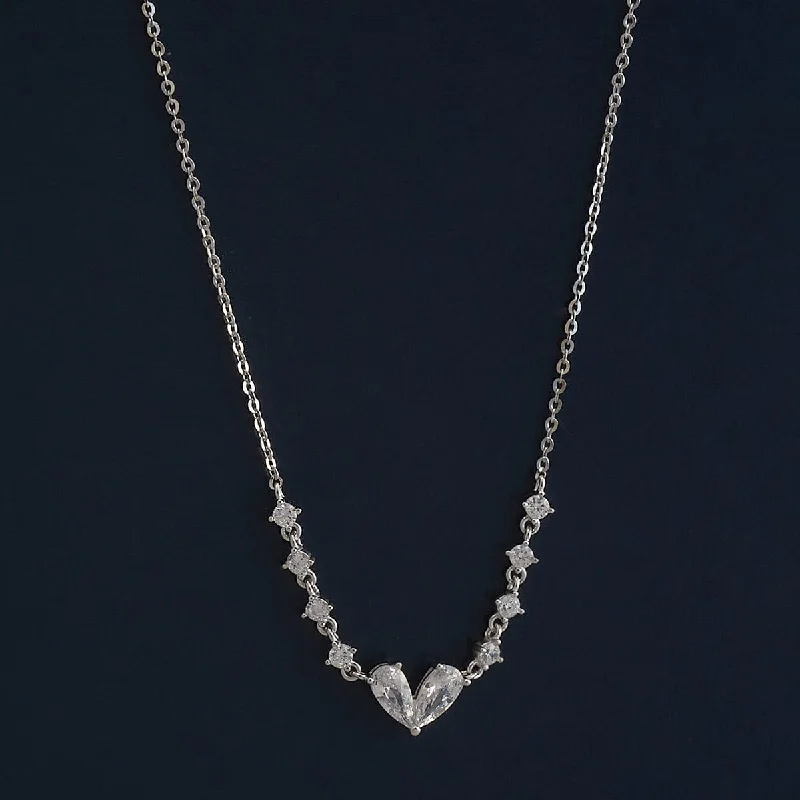 Wedding Jewelry Necklace for Bride-92.5 Silver Necklace 183015