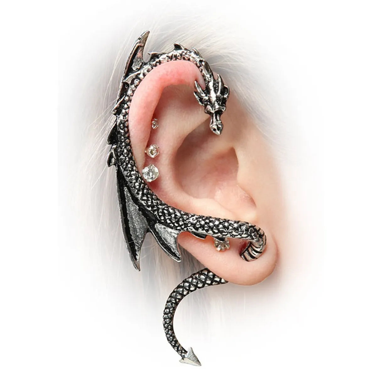 Boho Hoop Earrings-Fashion Dragon Alloy Plating Women's Ear Clips 1 Piece