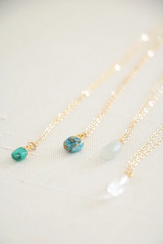 Custom Diamond Necklace-oceana gemstone necklace