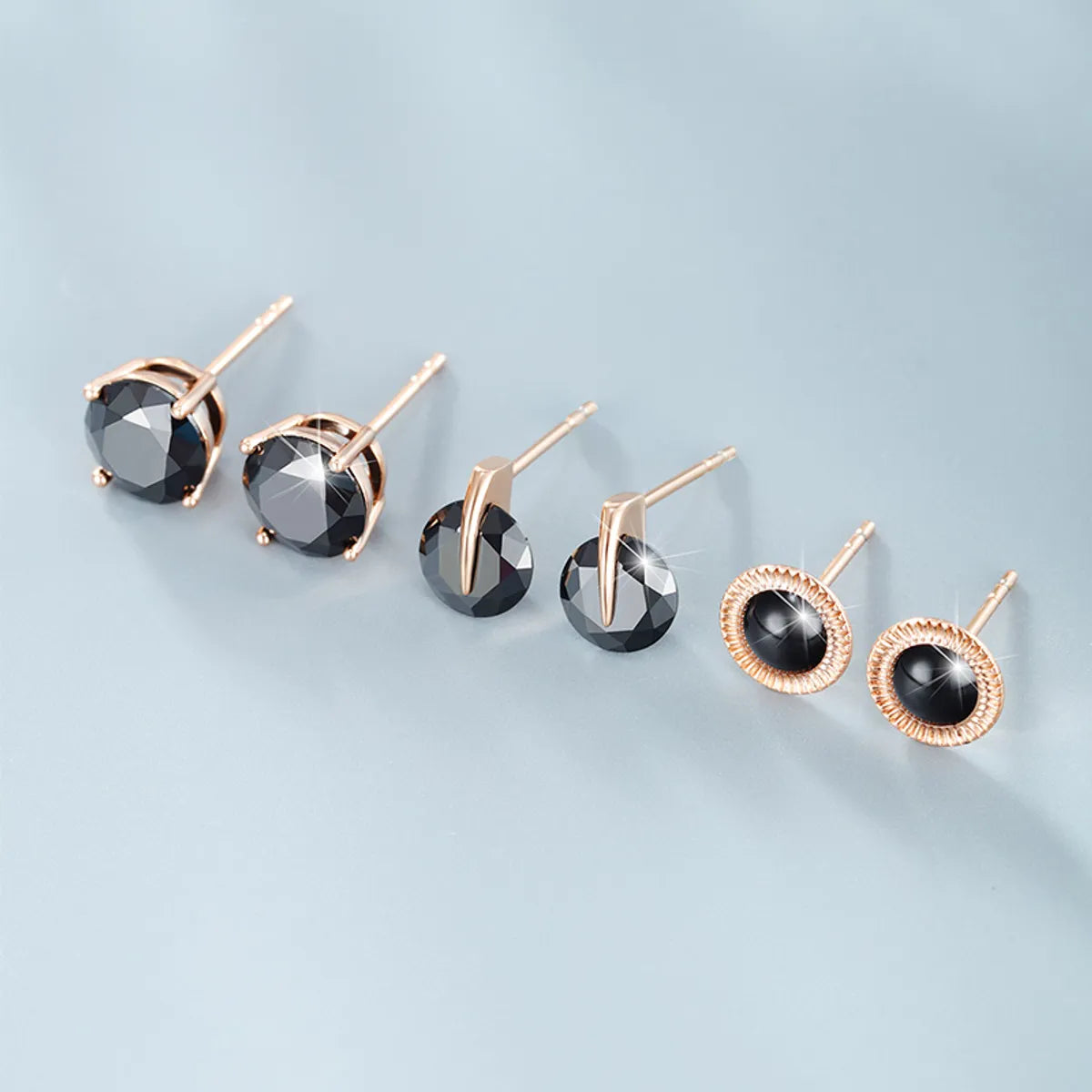 Artistic Drop Earrings-1 Pair Elegant Xuping Streetwear Geometric Plating Inlay Copper Zircon 18k Gold Plated Ear Studs