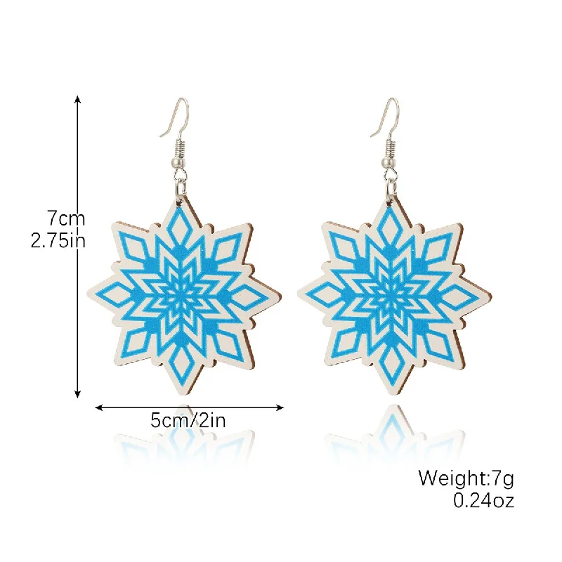 E2310-1 Wooden Snowflake