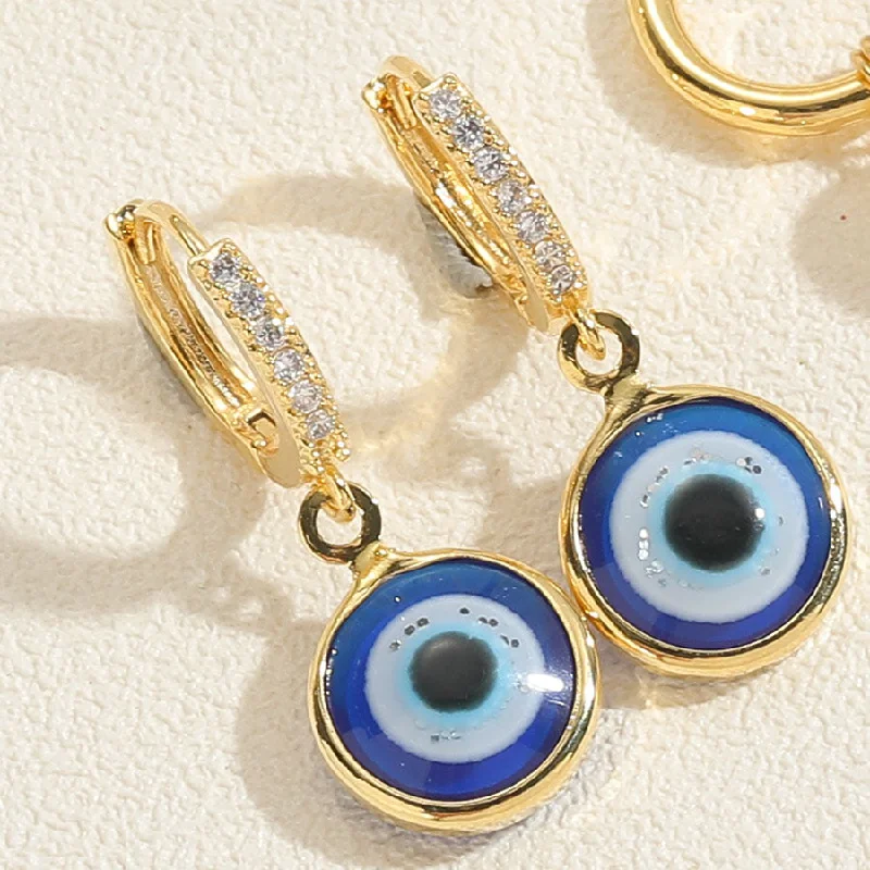 Er2150 Evil Eyes Earrings