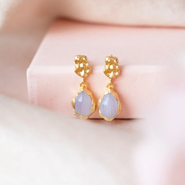 Dazzling Drop Earrings-Dewdrop Duo Earrings