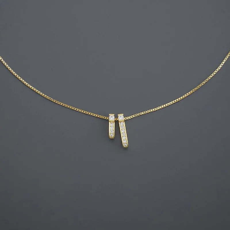 Unique Gold Necklace-Trendy Necklace 185090